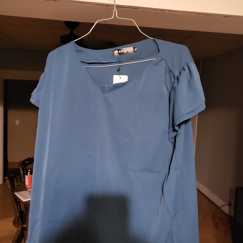 Blue Xl size Allegra K top